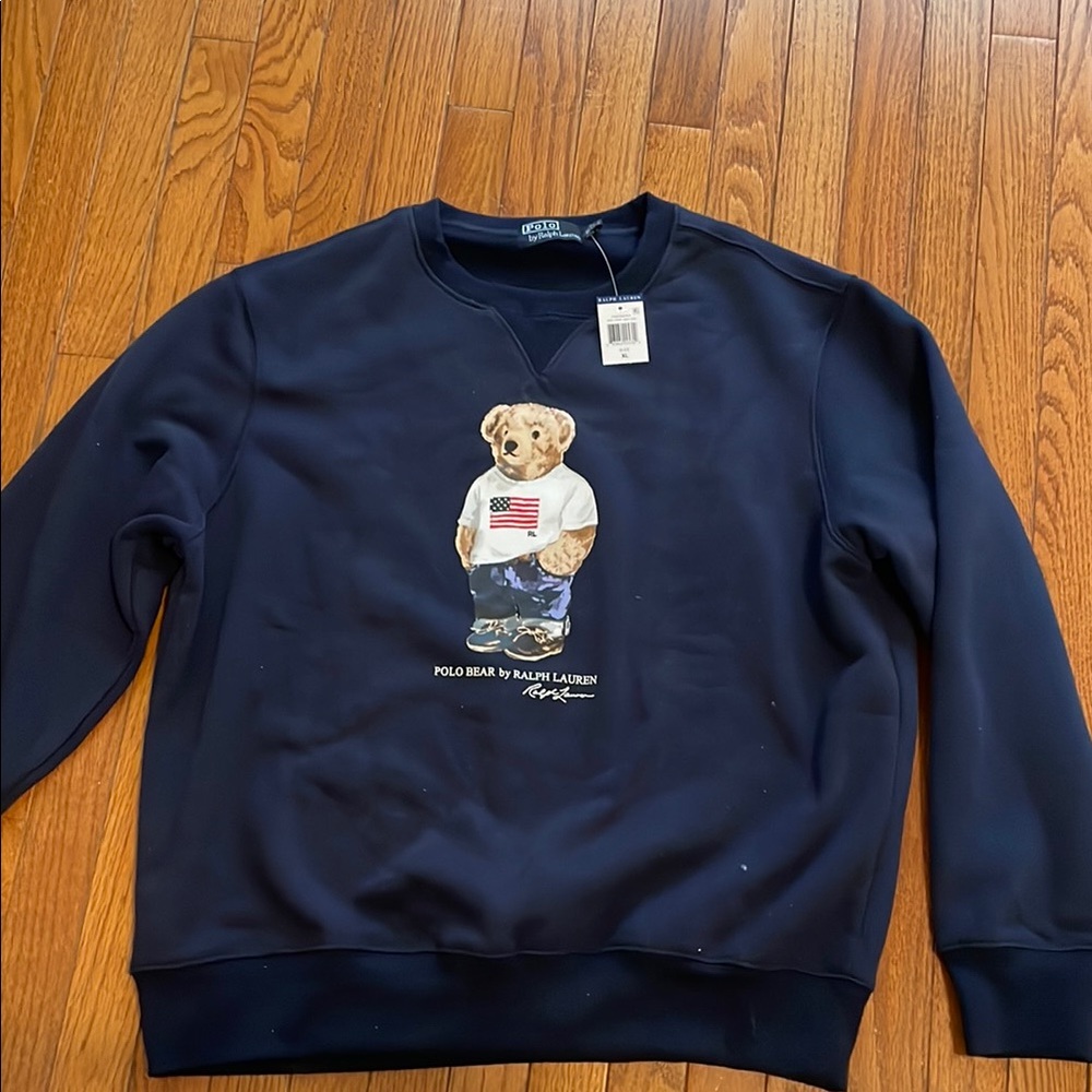 Polo by Ralph Lauren Navy Sweatshirt with Bear